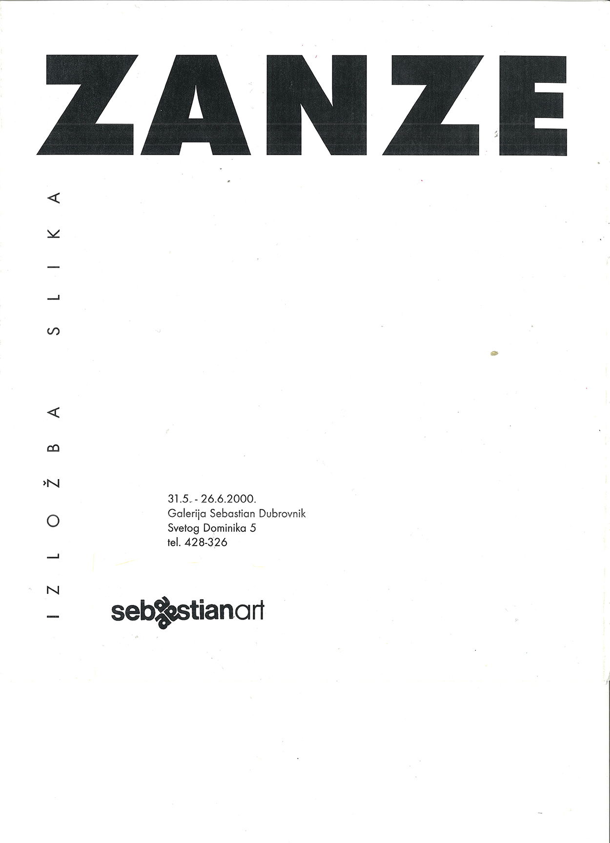 2000. KVADRATI, Sebastian Art d.o.o., Dubrovnik