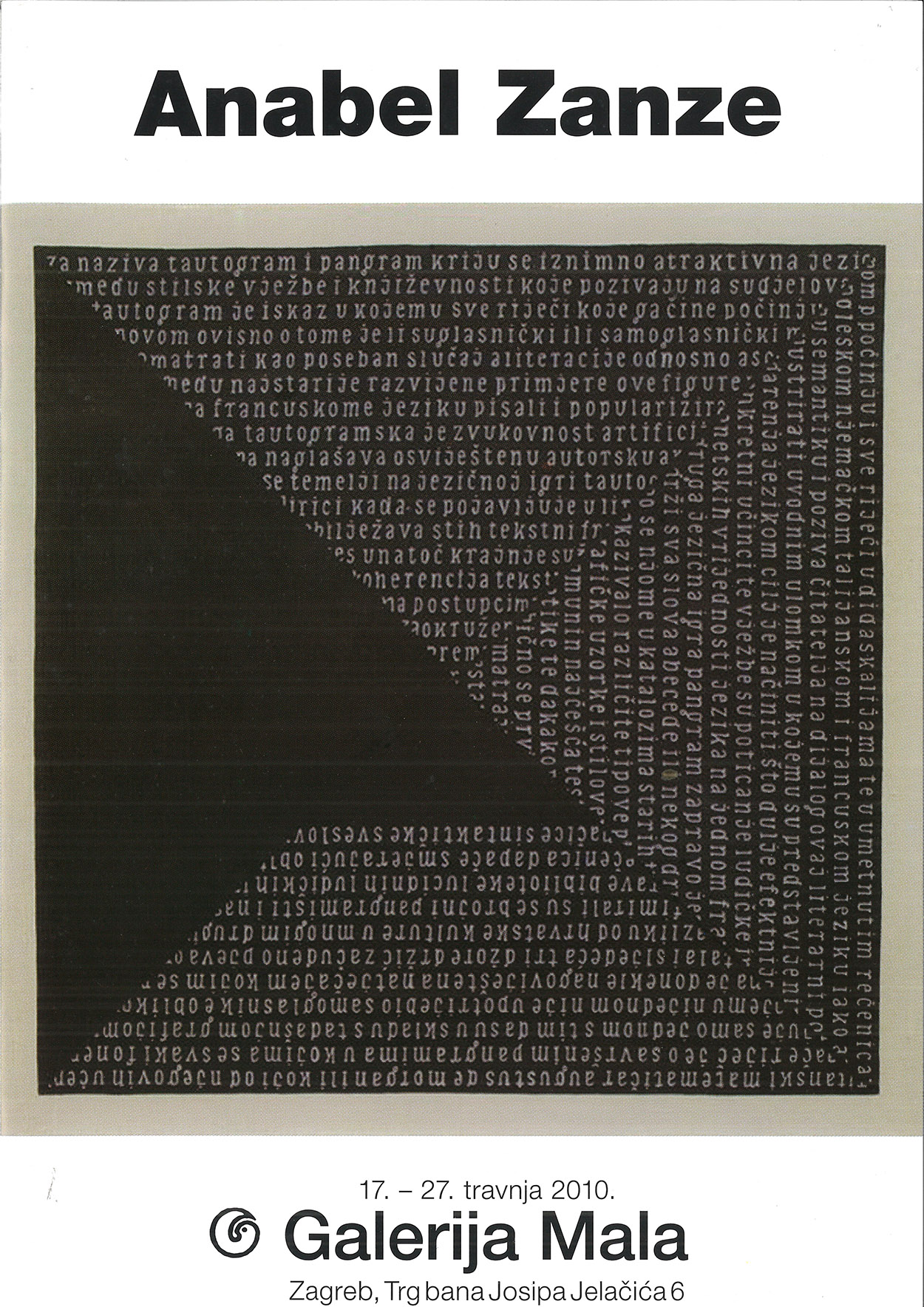 2010. POVRŠINE, Galerija Mala, Zagreb