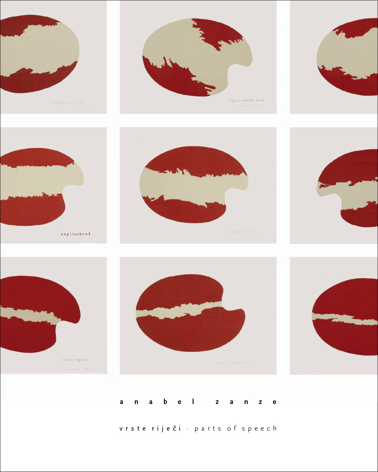 2014. VRSTE RIJEČI, Muzej suvremene umjetnosti Zagreb, Zagreb